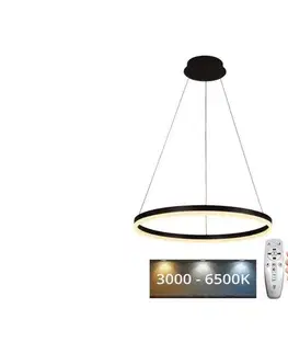 Svietidlá  LED Stmievateľný luster na lanku LED/42W/230V 3000-6500K + diaľkové ovládanie J4308/B