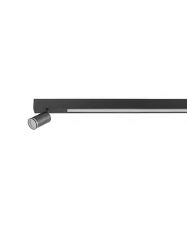 Svietidlá  LED Stropné svietidlo PARIS LED/24W/230V + 2xGU10/10W čierna 327383
