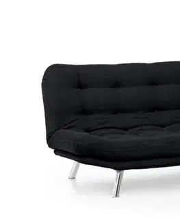 Pohovky a gauče Trojmiestna rozkladacia pohovka Misa Sofabed - Black