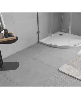 Vane MEXEN - Flow Sprchová vanička štvrťkruh slim 90 x 90, biela lesk 46Q109090