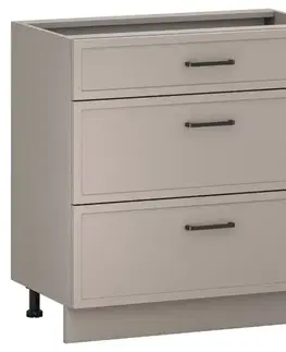 Kuchynské skrinky stojace Kuchynská skrinka Heming D80 3s hlina