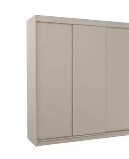 Šatníkové skrine ArtAdrk Šatníková skriňa MEGAN | cashmere 200 cm
