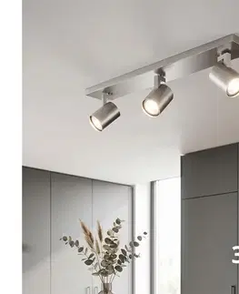 Svietidlá Philips 53093/48/12 - LED bodové svietidlo RUNNER matný chróm 3xGU10/20W/230V 53093/48/12