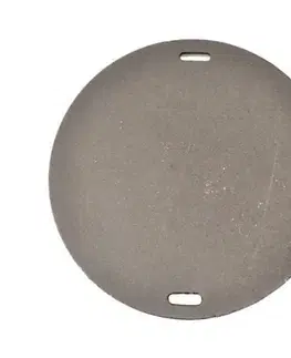 Grilovacie rošty Kinekus Platňa liatinová, priemer 210mm, so zárezmi, žiaruvzdorná