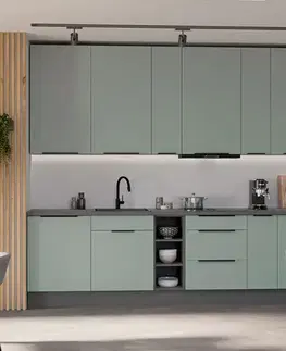 Modulový kuchynský nábytok Kuchynská linka Aria SA/ANT 300 cm bez kuchynskej dosky
