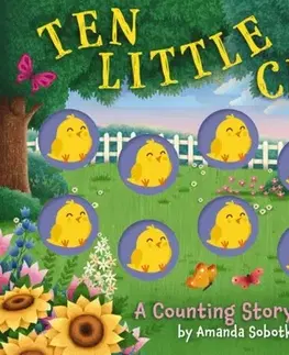 Leporelá, krabičky, puzzle knihy Ten Little Chicks - Amanda Sobotka