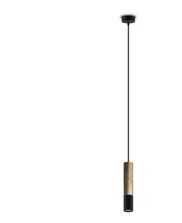 Svietidlá  Luster na lanku GLEIZ WOOD 1xGU10/35W/230V 40555-cl437-pla000-cp000