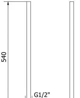 Radiátory do kúpeľne MEXEN - FA-05W vykurovacia tyč 600 W, čierny W958-0600-70