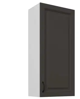 Kuchynské skrinky visiace Skrinka do kuchyne Stilo grafit matná/biely 45G-108 1F