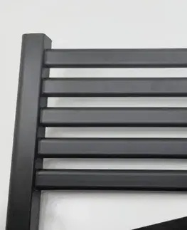 Sanitárna keramika MEXEN - Hades vykurovací rebrík/radiátor 1200 x 400 mm, 465 W, čierna (W104-1200-400-00-70) 2. akosť