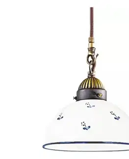 Svietidlá Kolarz 731.30.16 - Luster na lanku NONNA 1xE27/75W/230V pr. 20 cm modrá 731.30.16
