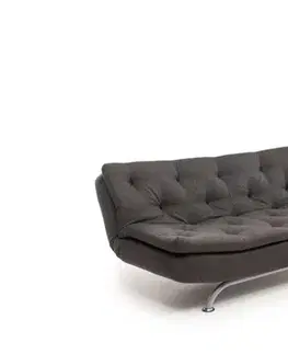 Pohovky a gauče Trojmiestna rozkladacia pohovka Rivo - Dark Grey