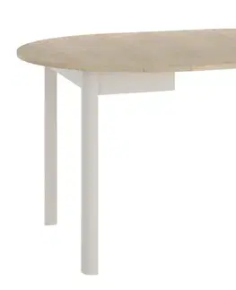 Kuchynské a jedálenské stoly Signal Rozkladací jedálenský stôl DANTE | dub cremona torro / kašmír 102 x 102 cm