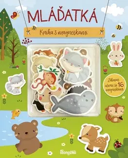 Leporelá, krabičky, puzzle knihy Kniha s magnetkami: Mláďatká - neuvedený,Miriam Malinová