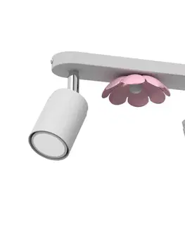 Svietidlá  Bodové svietidlo FLOWER 2xGU10/8W/230V biela 3876