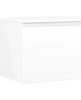Kúpeľňový nábytok MEXEN/S - Orio kúpeľňová skrinka pod umývadlo 70 cm s doskou, 1 šuplík, biela mat 91A10-07047-1-BFC01