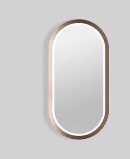 Kúpeľňový nábytok Zrkadlo so senzorom SAT Aurum 40x80 cm rose gold SATZAUR4080BRG SATZAUR4080BRG