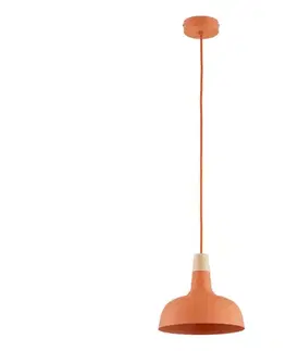 Svietidlá  Závesný luster RODOS 1xE27/15W/230V oranžový 61628