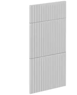 Kuchynské skrinky Čelo skrinky Luxeo F14-D40S3-AX ryfla white
