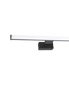Kúpeľňové zrkadlá  LED Kúpeľňové osvetlenie zrkadla MIRORE LED/8W/230V 40 cm IP44 čierna ML2025