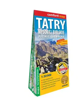 Turistika, skaly Magas-Tátra (Wysokie) turistatérkép