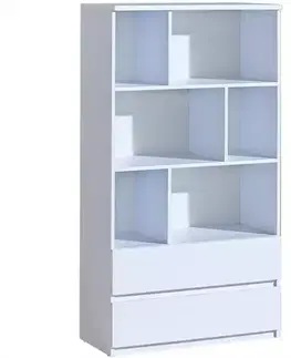 Sektorový nábytok Regál Arca 2S AR4 Biely