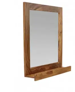 Zrkadlá Zrkadlo Amba 80x70 z indického masívu palisander