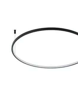 Svietidlá Light Prestige LED Stropné svietidlo RING S LED/50W/230V 3000/4000/6000K pr. 90 cm čierne LP-909/1C L BK CCT