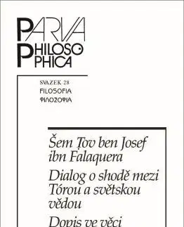 Filozofia Dialog o shodě mezi Tórou a světskou vědou. Dopis ve věci Průvodce tápajících - Šem Tov ben Josef ibn Falaquera