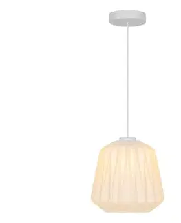 Svietidlá Nordlux - Luster na lanku ELBIE 1xE27/15W/230V pr. 24 cm biela 2612323001