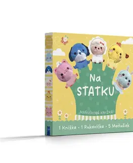 Leporelá, krabičky, puzzle knihy Na statku - Maňušková knižka