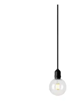 LED osvetlenie Markslöjd 107989- LED vonkajšie závesné svietidlo GARDEN24 LED/2,86W/24V IP44 čierne/priehľadné 107989