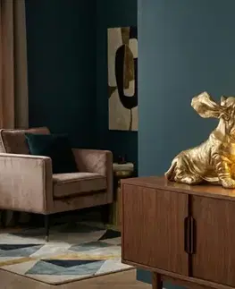 Osvetlenie Stolová lampa GOLDEN DACHSHUND Dekorhome