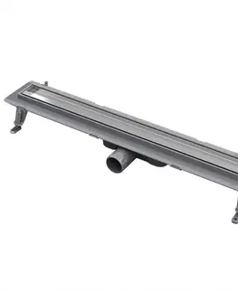 Sprchové kúty Odtokový žľab Reverzibilné Duplex Abs+Inox 800