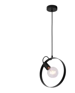 Svietidlá  Luster na lanku NEXO 1xE27/40W/230V čierna 50101199