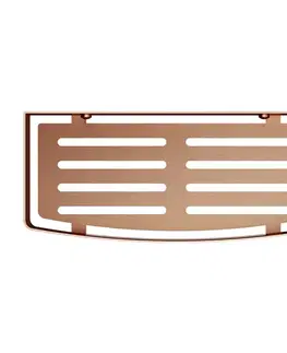 Regály a poličky OMNIRES - UNI sprchový košík, 30 x 5 x 13 cm, brúsená meď UN10331CPB