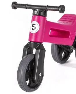 Odrážadlá Funny Wheels - Odrážadlo 2v1 RIDER SPORT ružová/čierna 11408526
