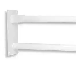 Doplnky do kúpeľne NOVASERVIS - Úchyt dvojitý sklopný 572 mm biely R66550,11