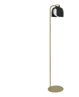 Lampy Osram - Stojacia lampa DECOR COROLLE 1xE27/15W/230V čierna/zlatá 4058075849181