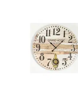 Predlžovacie káble Eurolamp Nástenné hodiny 1xAA pr. 58,2 cm béžová 753-10058