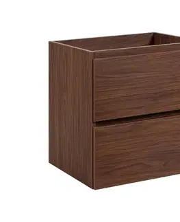 Skrinky do kúpeľne Elvisia Skrinka pod umývadlo SIMPLE Oak walnut | 60 cm