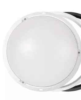 Svietidlá EMOS LED svietidlo prisadené kruhové, 14W, neutrálna biela, priemer 21,5cm, čierna/biela, bez senzoru