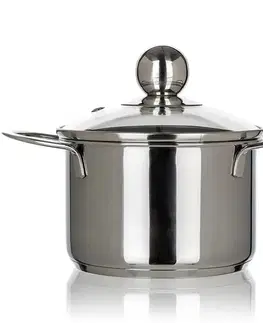 Súpravy riadu Banquet Nehrdzavejúci kastról s pokrievkou Piccolo, 12 cm, 0,85 l