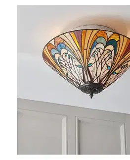 Svietidlá Endon 70241 - Stropné svietidlo Tiffany HECTOR 2xE27/60W/230V priemer 40 cm 70241