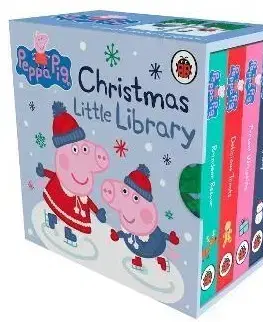 Leporelá, krabičky, puzzle knihy Peppa Pig: Christmas Little Library