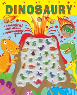 Nalepovačky, vystrihovačky, skladačky Dinosaury - Úžasné aktivity