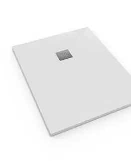 Vane Sprchová vanička obdĺžniková SAT Alek 100x90 cm liaty mramor SATALEK10090B SATALEK10090B