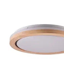 Svietidlá  LED Kúpeľňové stropné svietidlo LED/24W/230V pr. 39 cm IP44 dub 331892