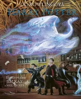 Fantasy, upíri Harry Potter 5 A Fénixov rád – Ilustrovaná edícia - Joanne K. Rowling,Jim Kay,Oľga Kraľovičová