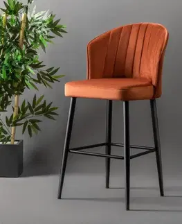 Barové stoličky Bar Stool Set (4 Pieces) Rubi - Tile Red